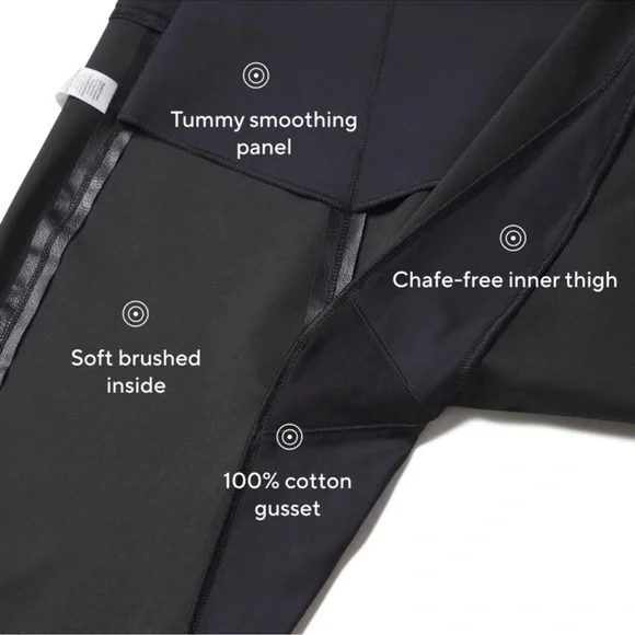 Honeylove - Just Like Leather Legging - Jet Black - Picture 4 of 14